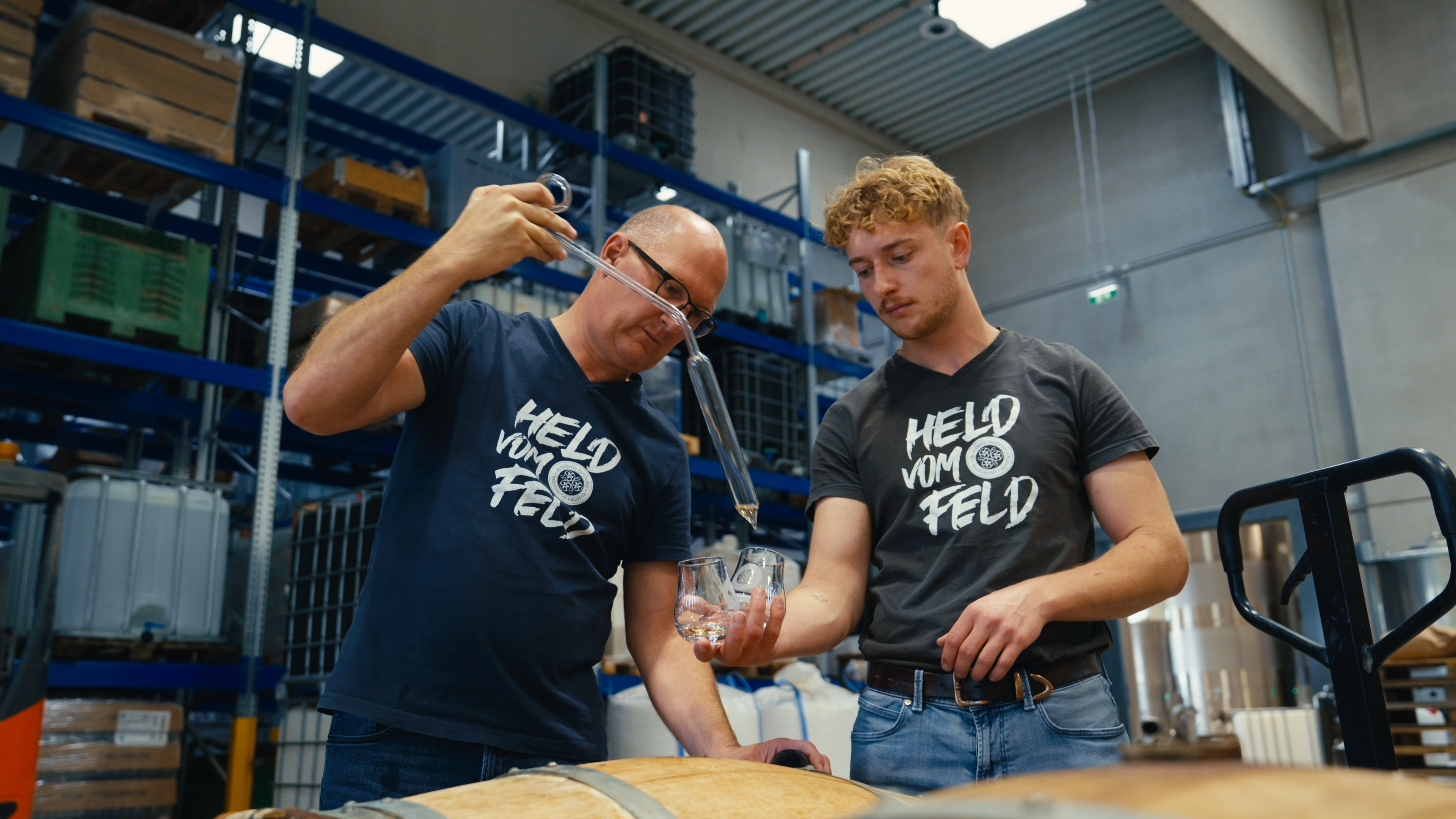 Probeziehen aus dem Fass