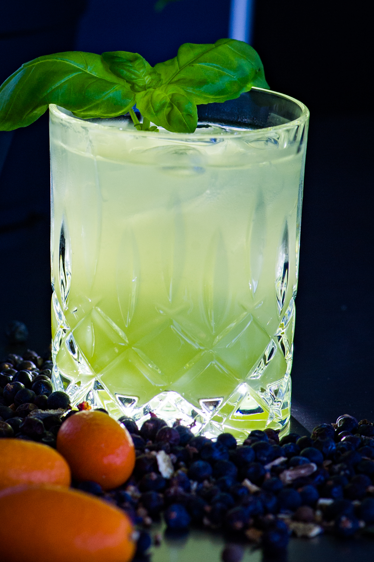 Ein mal noch Gin-Basil-Smash