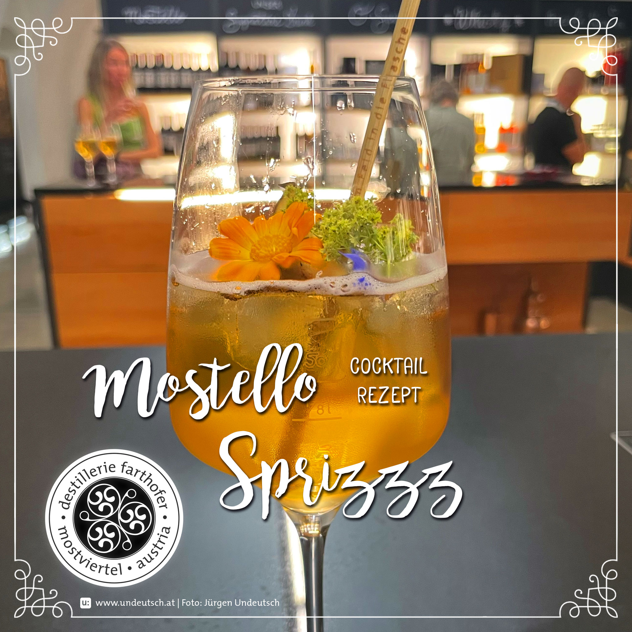 Rezept – Cocktail – Mostello Sprizzz