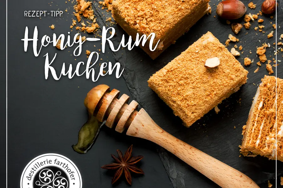 Rezept – Dessert – Honig-Rum-Kuchen