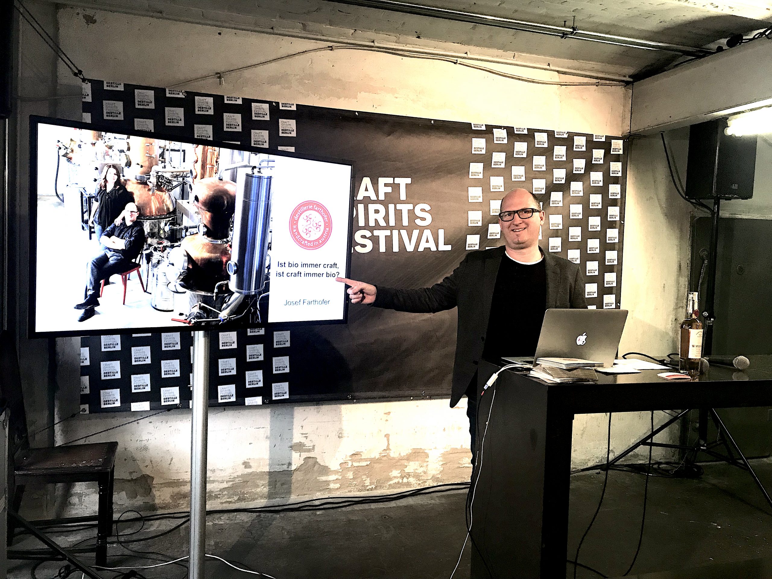 Craft Spirits Festival in Berlin: Josef Farthofer’s Auftritt