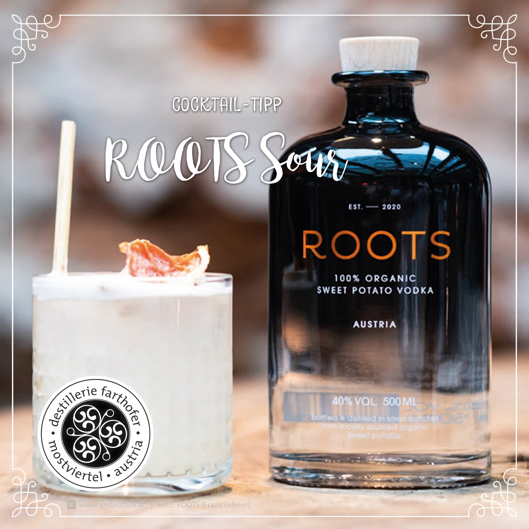 Rezept – Cocktail – ROOTS Sour