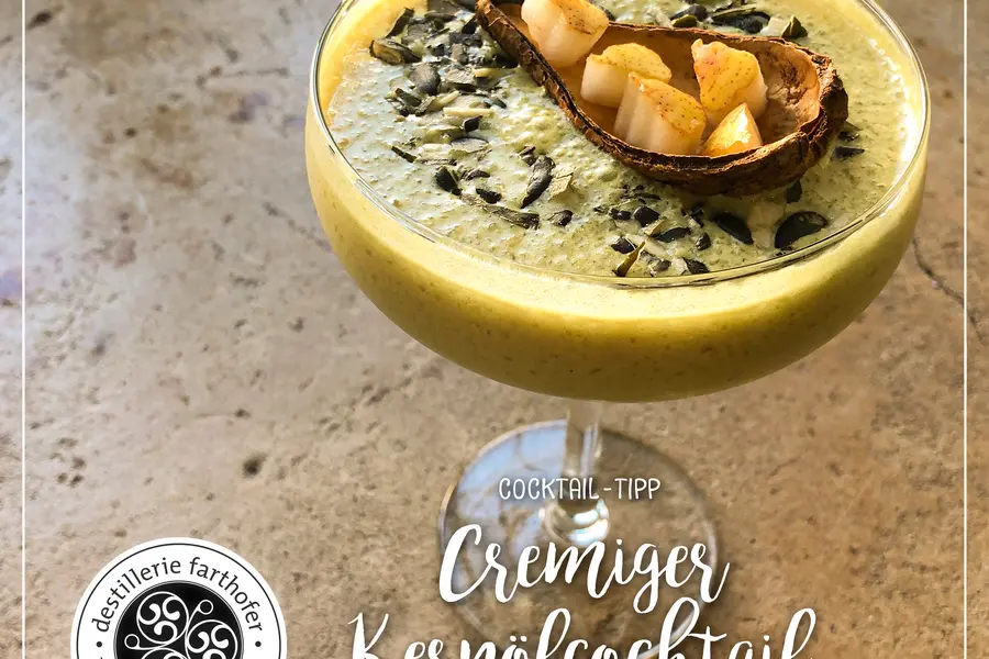 Rezept – Cocktail – Cremiger Kernölcocktail