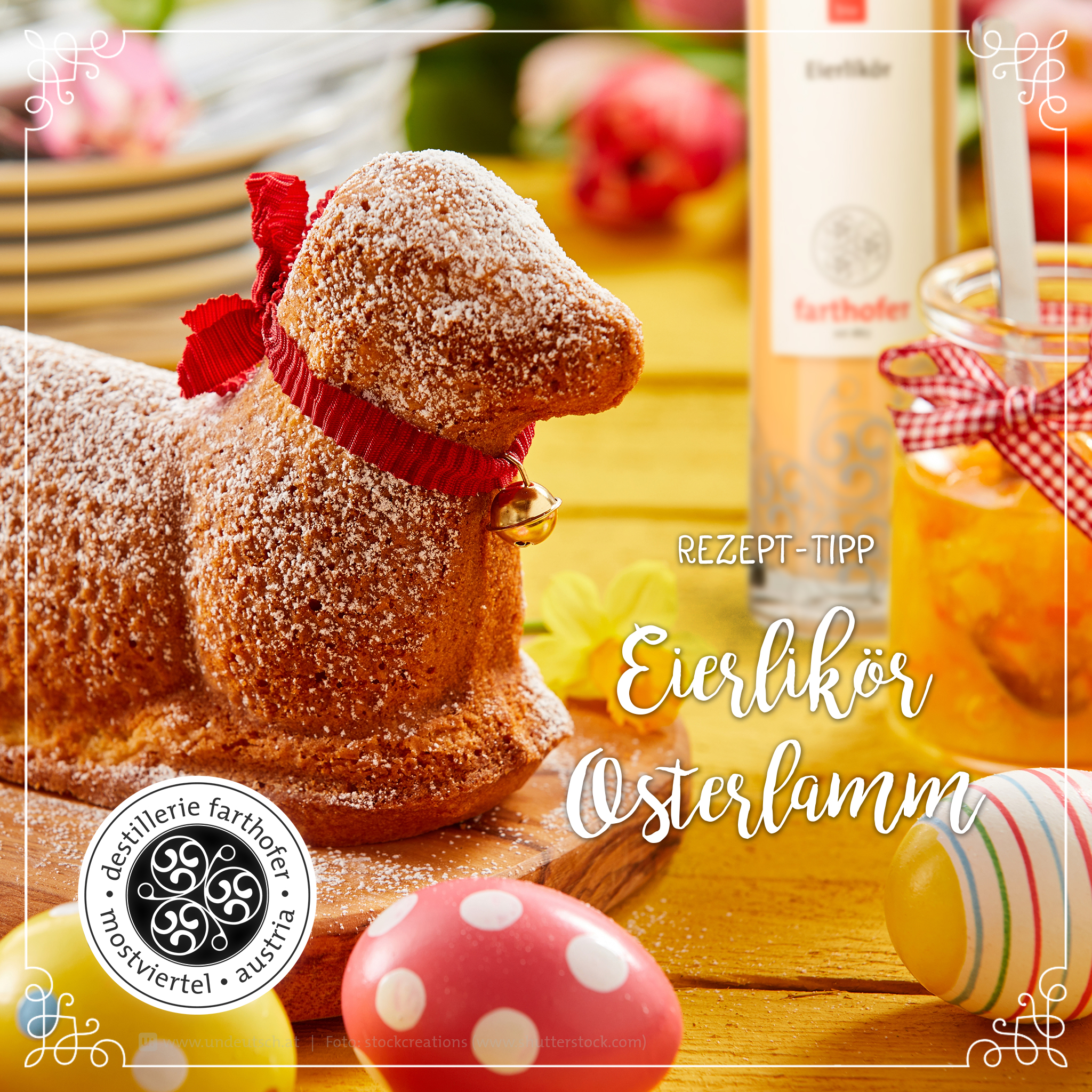 Rezept – Dessert – Eierlikör Osterlamm
