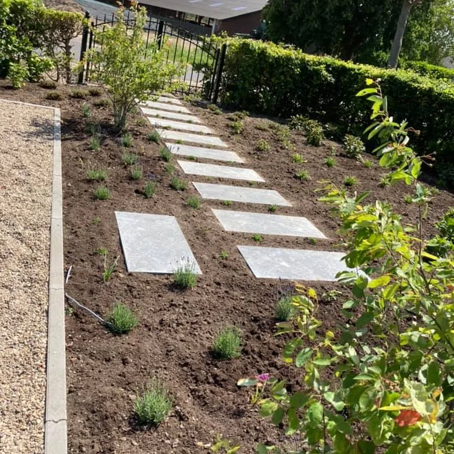 Nieuwe tuin rondom koivijver in haaren 01