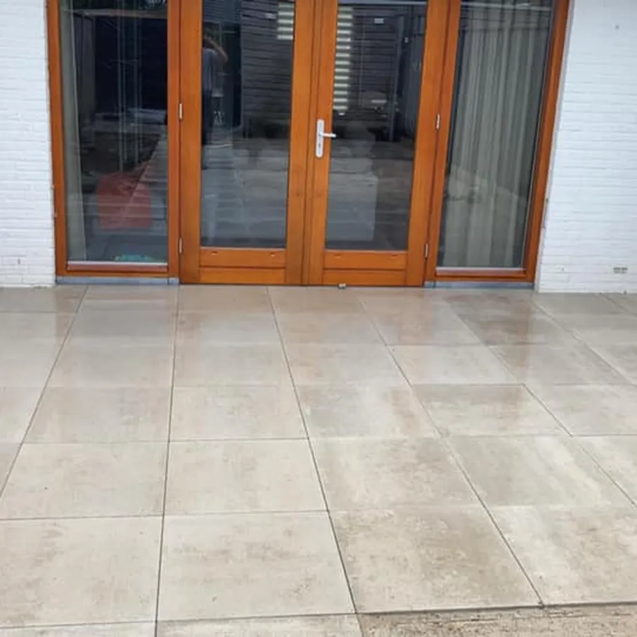 Aanleg tegelterras in deurne 03