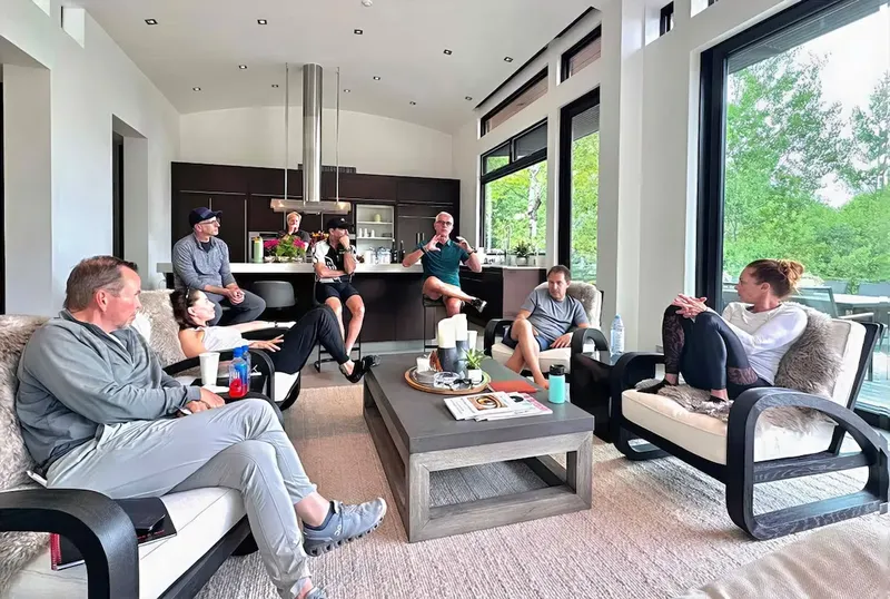 R360 members in discussion in Aspen