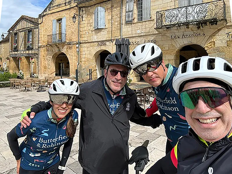 R360 members cycling in France