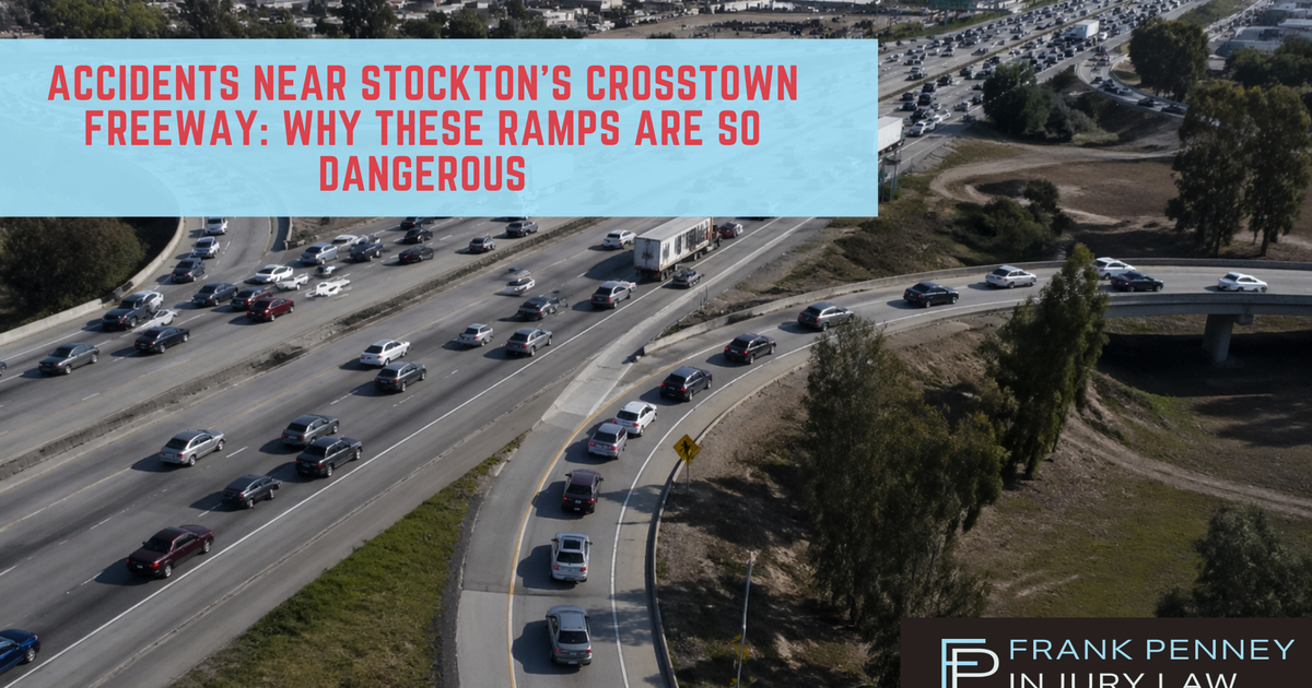 Accidents Near Stockton’s Crosstown Freeway: Why These Ramps Are So Dangerous
