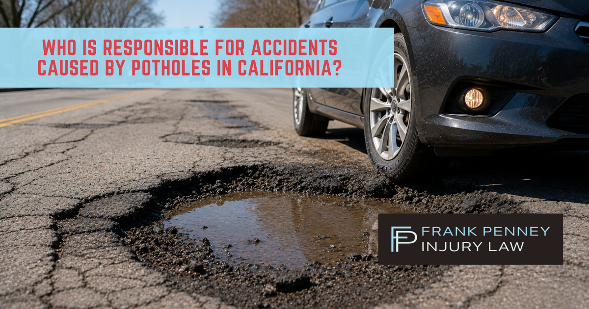 Who Is Responsible for Accidents Caused by Potholes in California?