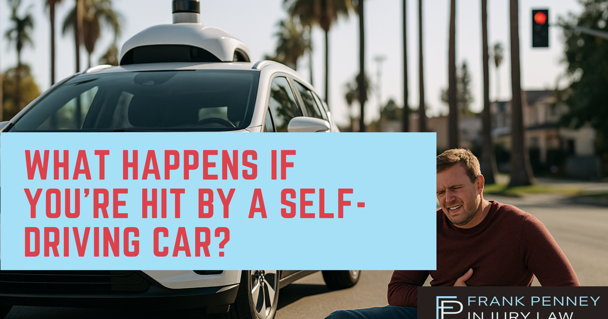 What Happens If You're Hit by a Self-Driving Car in California?