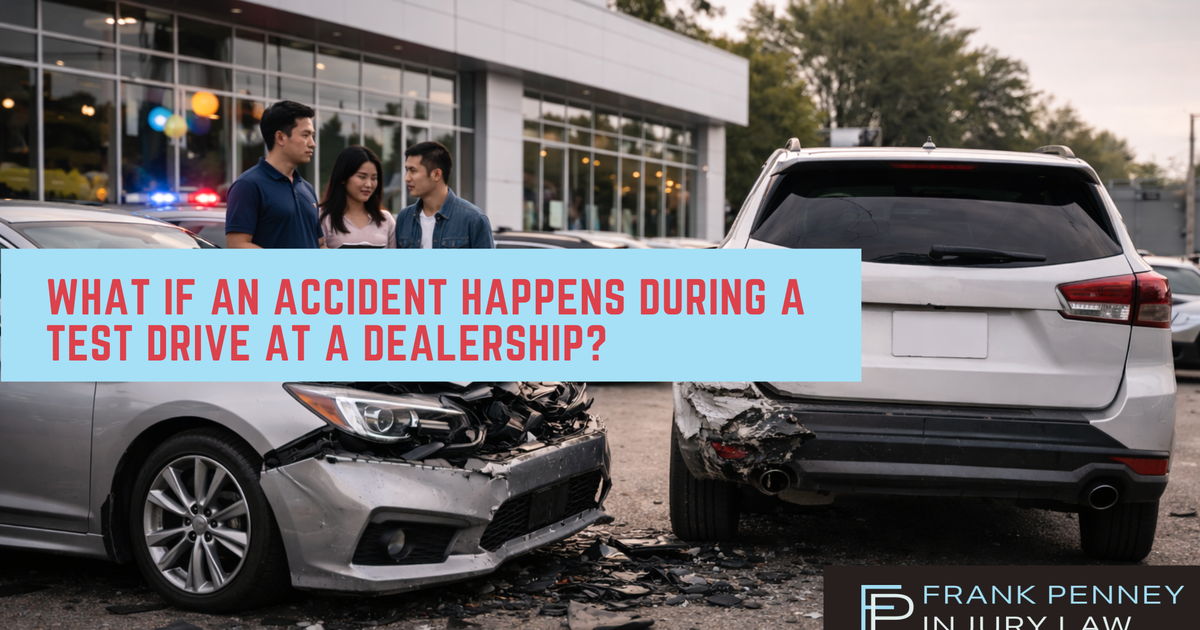 What If an Accident Happens During a Test Drive at a Dealership?