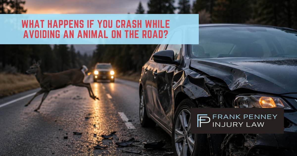 What Happens If You Crash While Avoiding an Animal on the Road?