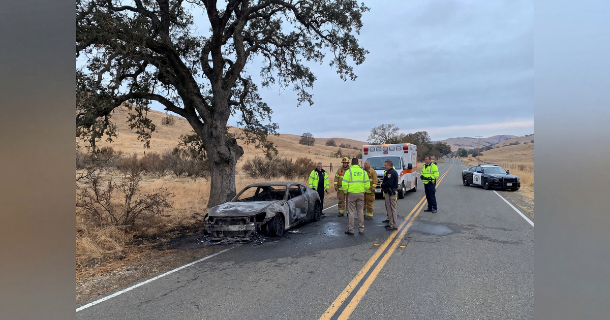 Two Killed in Fiery Crash on Pleasants Valley Road Near Vacaville