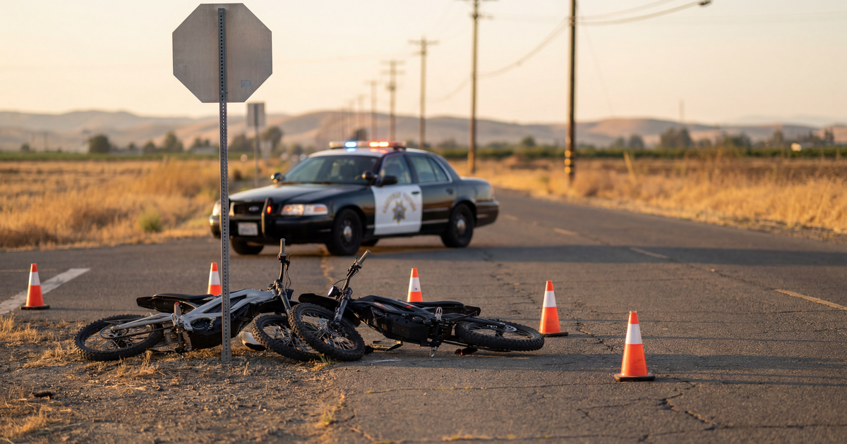 Two E-Motorcycle Riders Killed in Mather DUI Crash; Driver Arrested