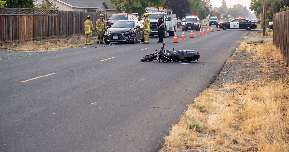 Motorcyclist Killed in Early Morning Crash on Elverta Road in Antelope