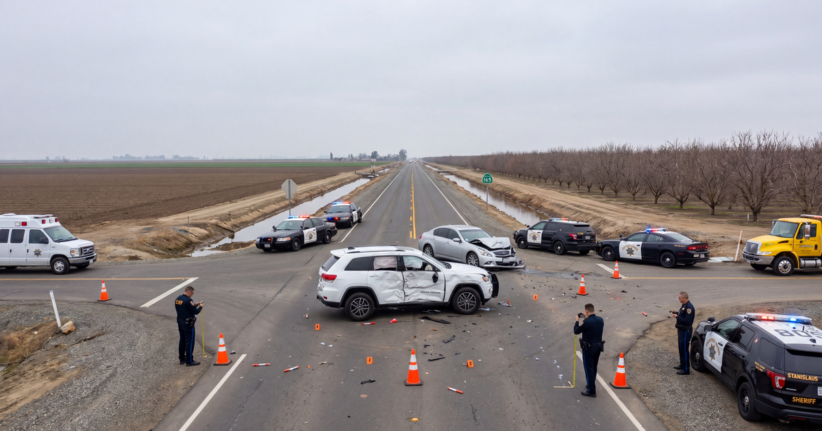 14-Year-Old Boy Among Five Killed in Tragic Turlock Intersection Crash in Stanislaus County