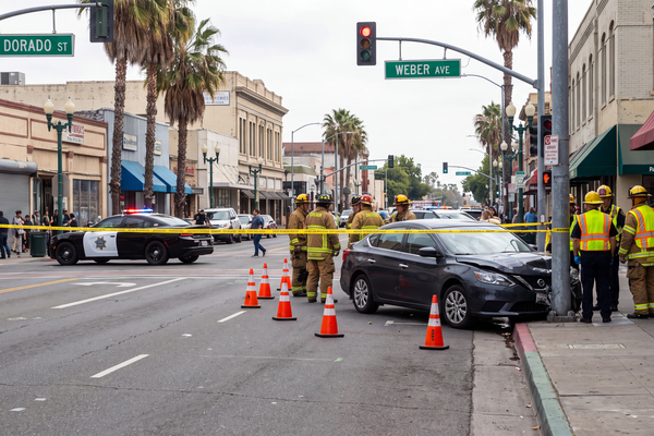 Man Killed, Boy Injured in Solo-Vehicle Crash on West Magnolia Street in Stockton