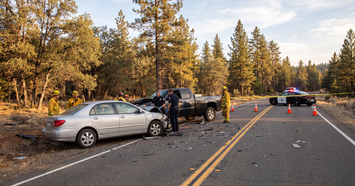 One Killed, Two Injured in Suspected DUI Head-On Crash on Foresthill Road in Placer County