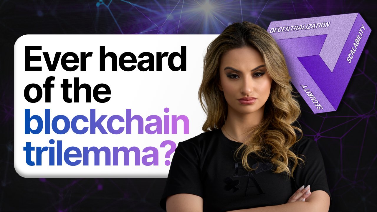 Jana Crypto Queen — Ever heard of the blockchain trilemma?