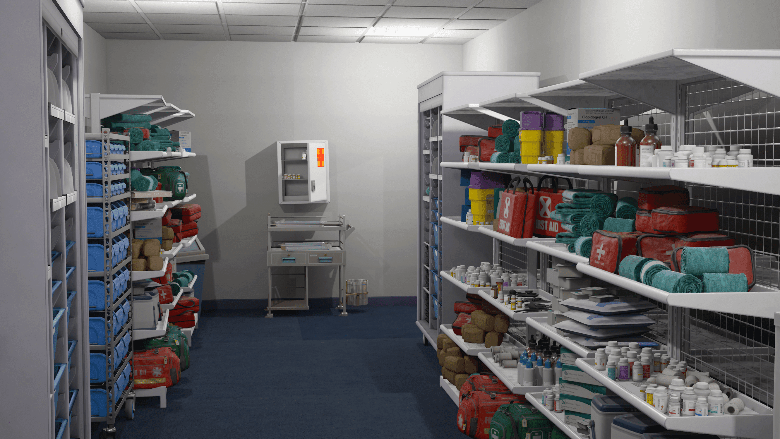 VR First Aid Environment - Storage