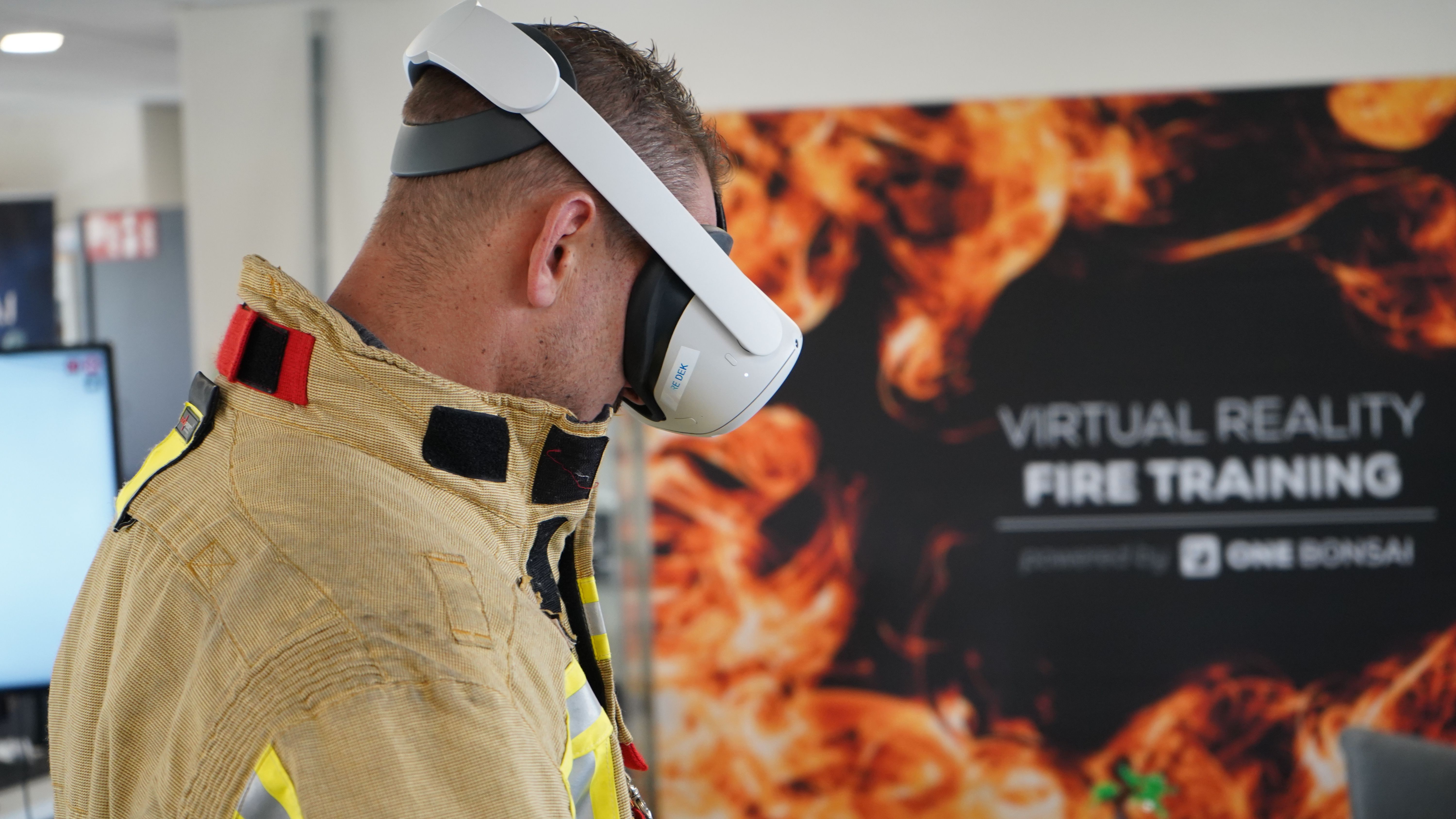 Fire training VR immersion
