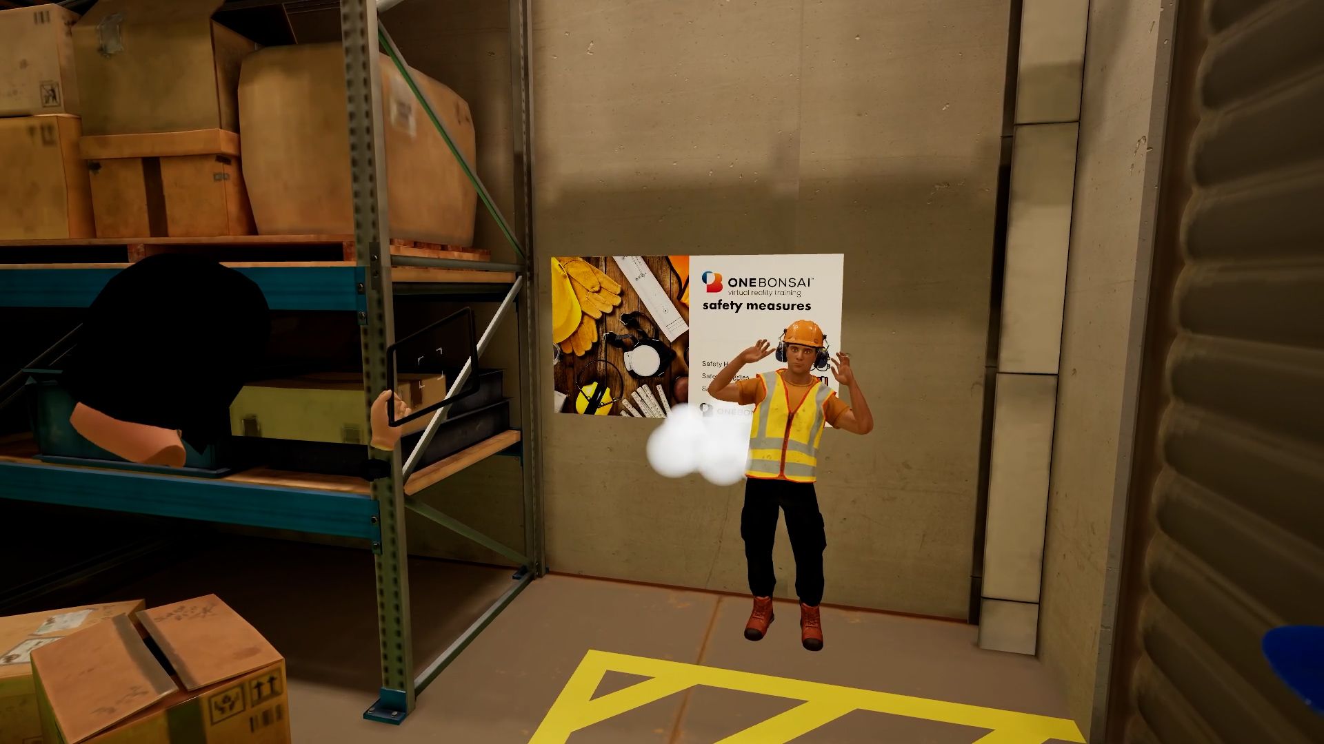 VR hazard training recognition