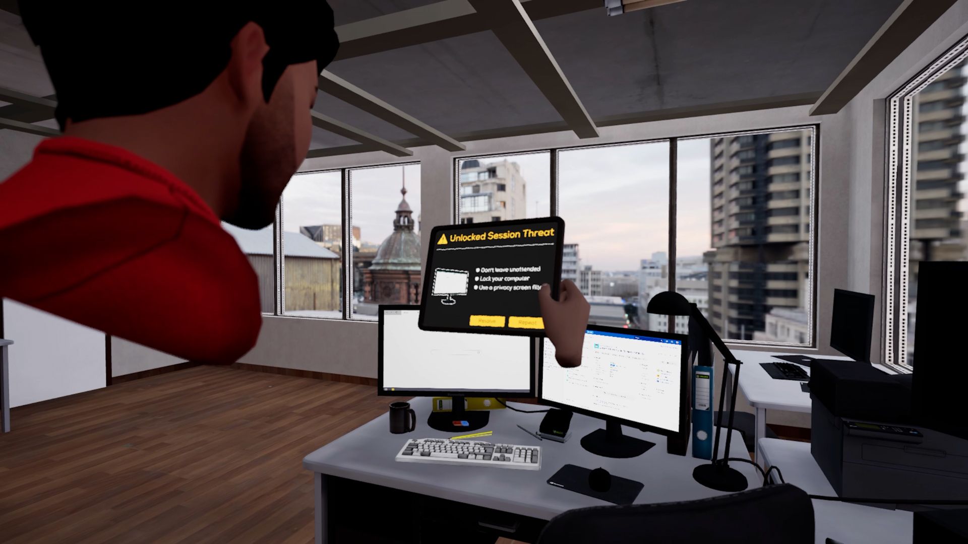 VR cybersecurity compliance