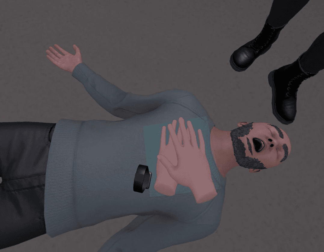 First aid heart massage VR