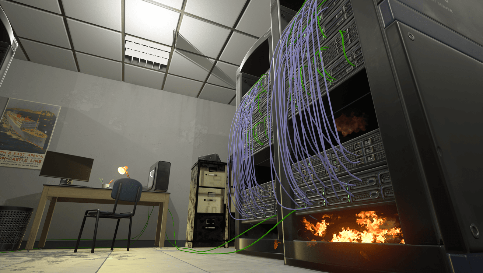 VR Fire Environment