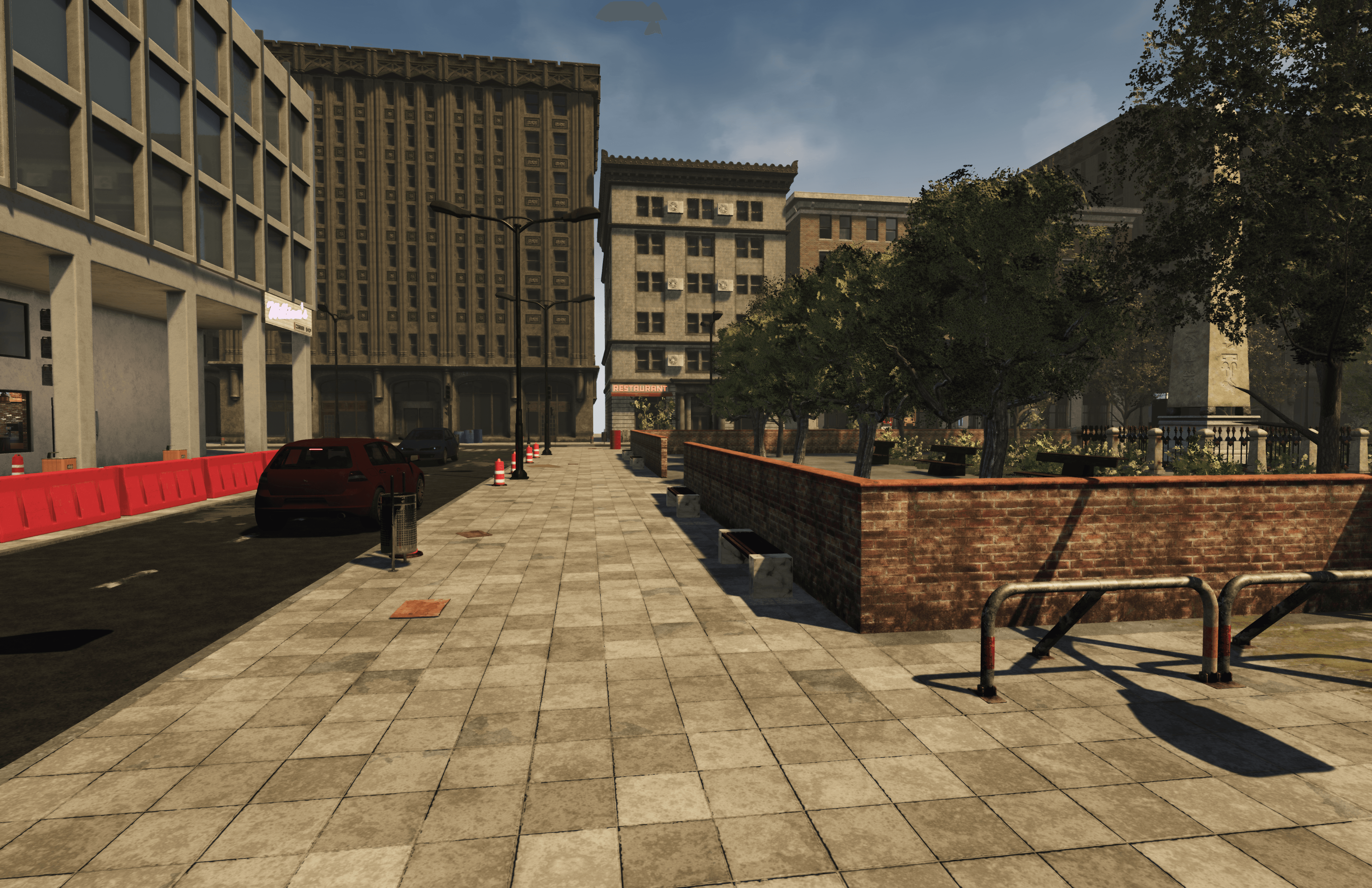 electric bike simulator safety scenario