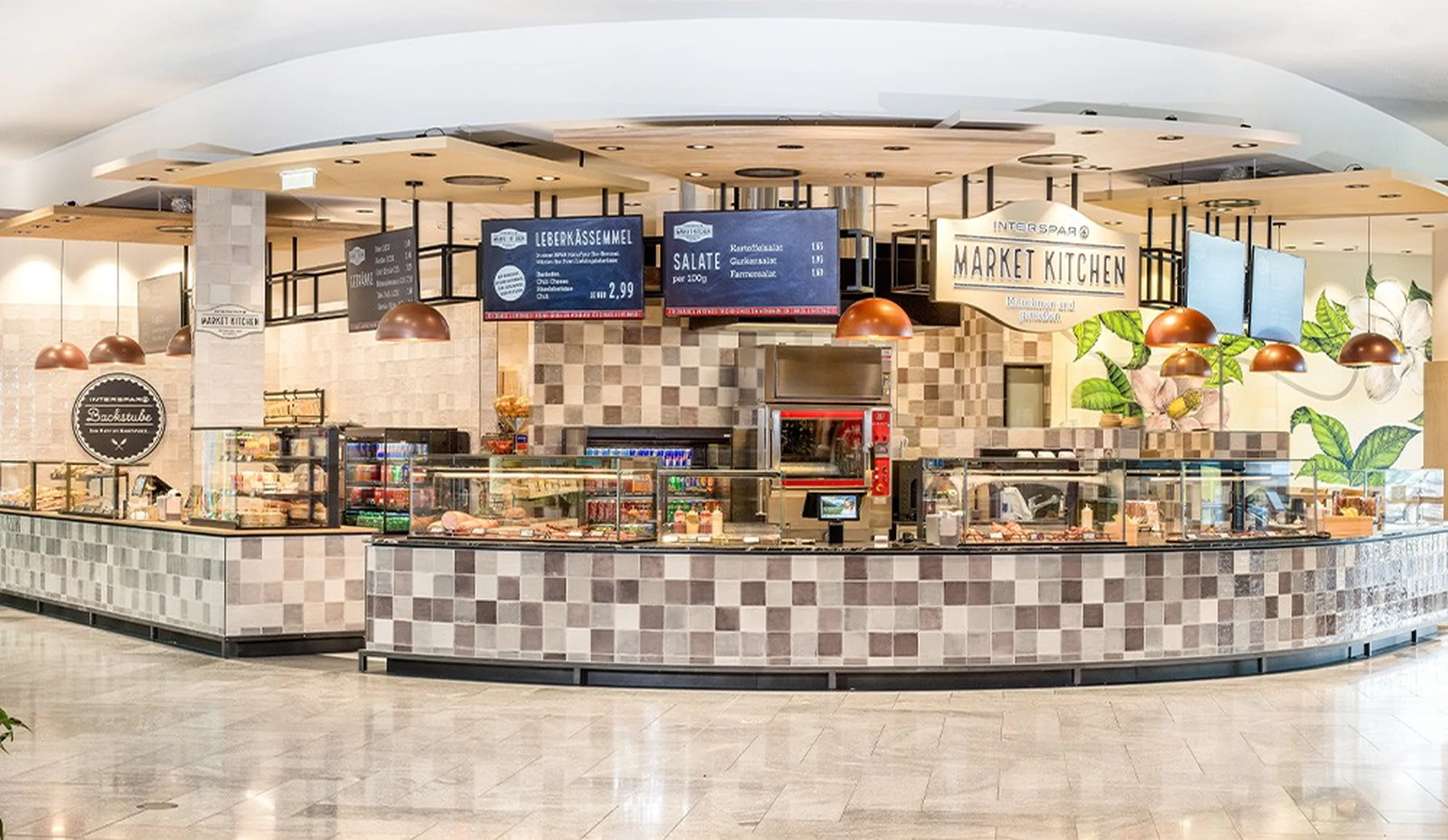 Die INTERSPAR Market Kitchen von vorne gesehen