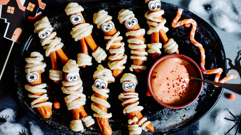 Halloween Mumien Würstl