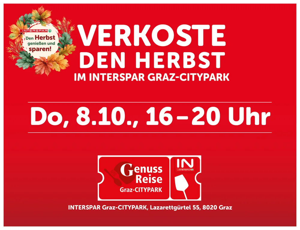 Asset zur Genussreise im IM44 am 8.10.