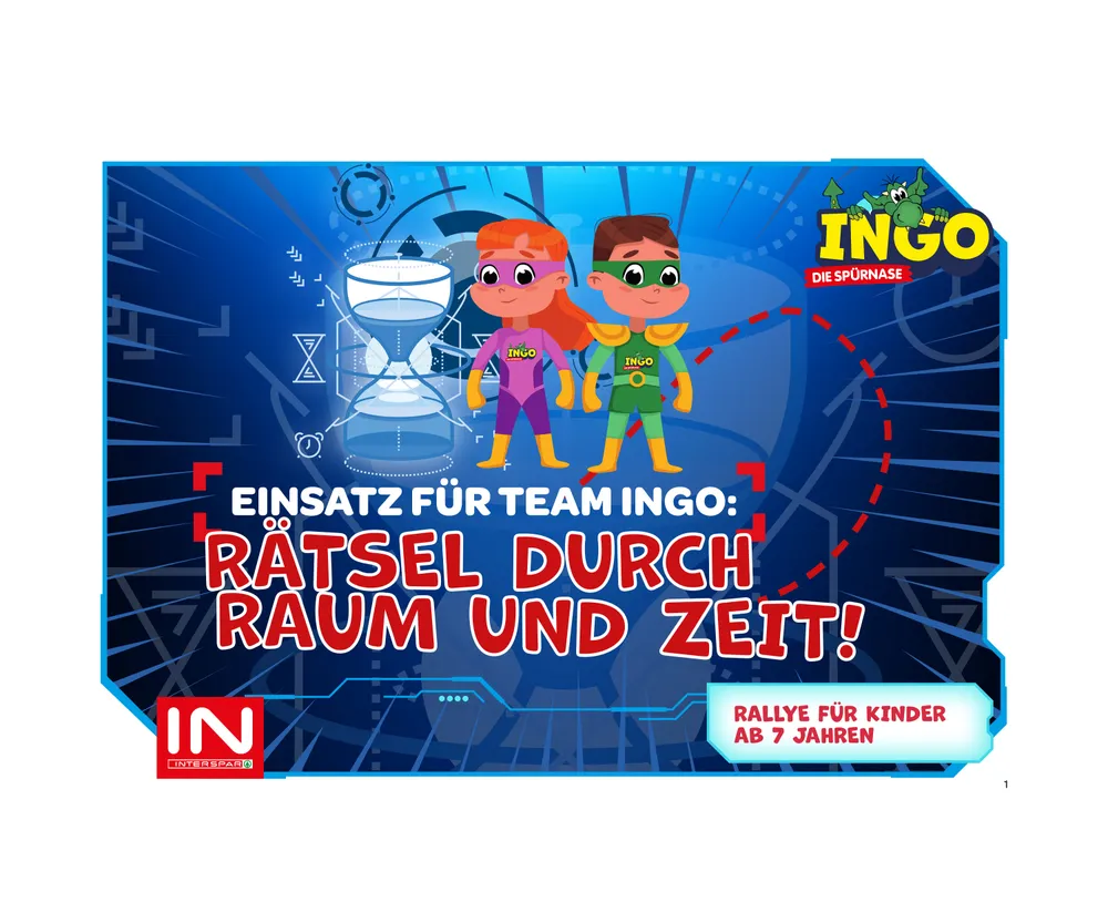 Sujet zu INGOs Rätselrallye: Einsatz für Team INGO - Rätsel durch Raum und Zeit