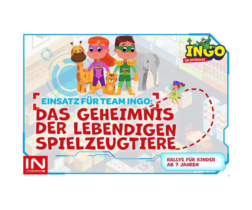 Sujet zu INGOs Rätselrallye: Einsatz für Team INGO - Das Geheimnis der lebendigen Spielzeugtiere