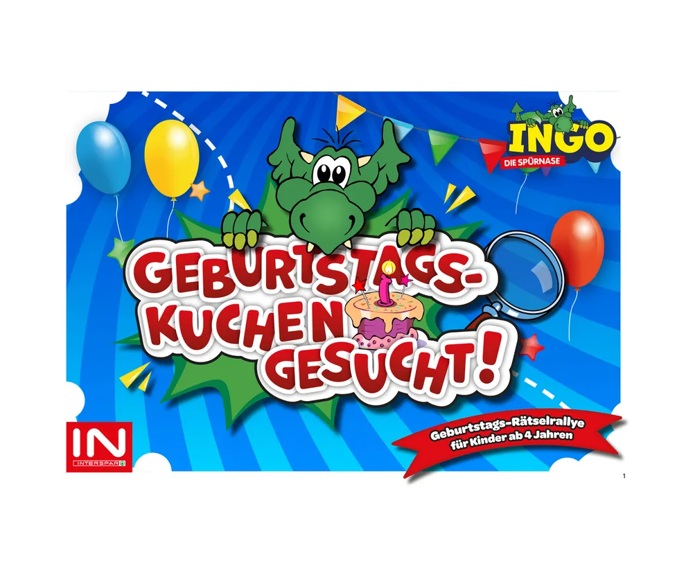 Sujet zu INGOs Rätselrallye: Geburtstagskuchen gesucht