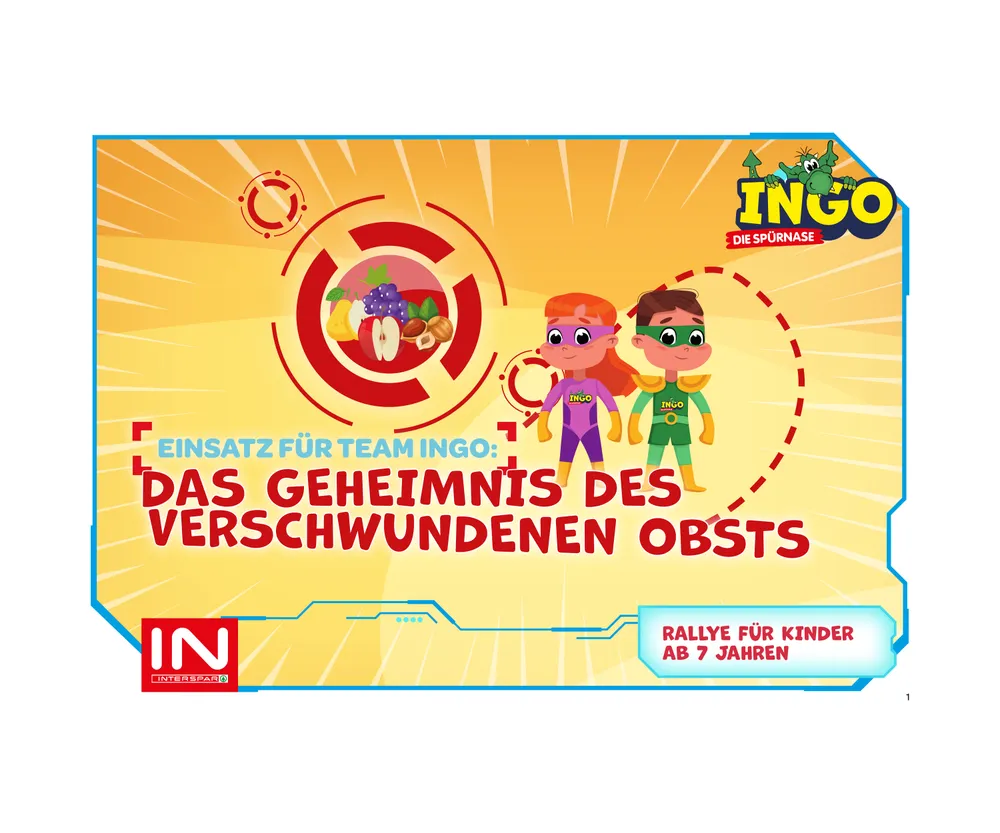 Sujet zu INGOs Rätselrallye: Einsatz für Team INGO - Das Geheimnis des verschwundenen Obsts