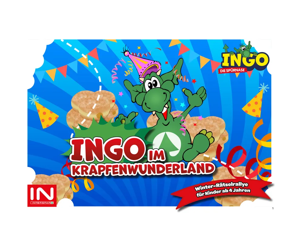 Sujet zu INGOs Rätselrallye: INGO im Krapfenwunderland