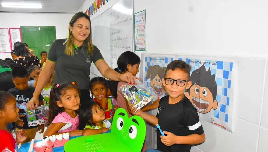 Volunteering initiative offers dental care guidance to children
