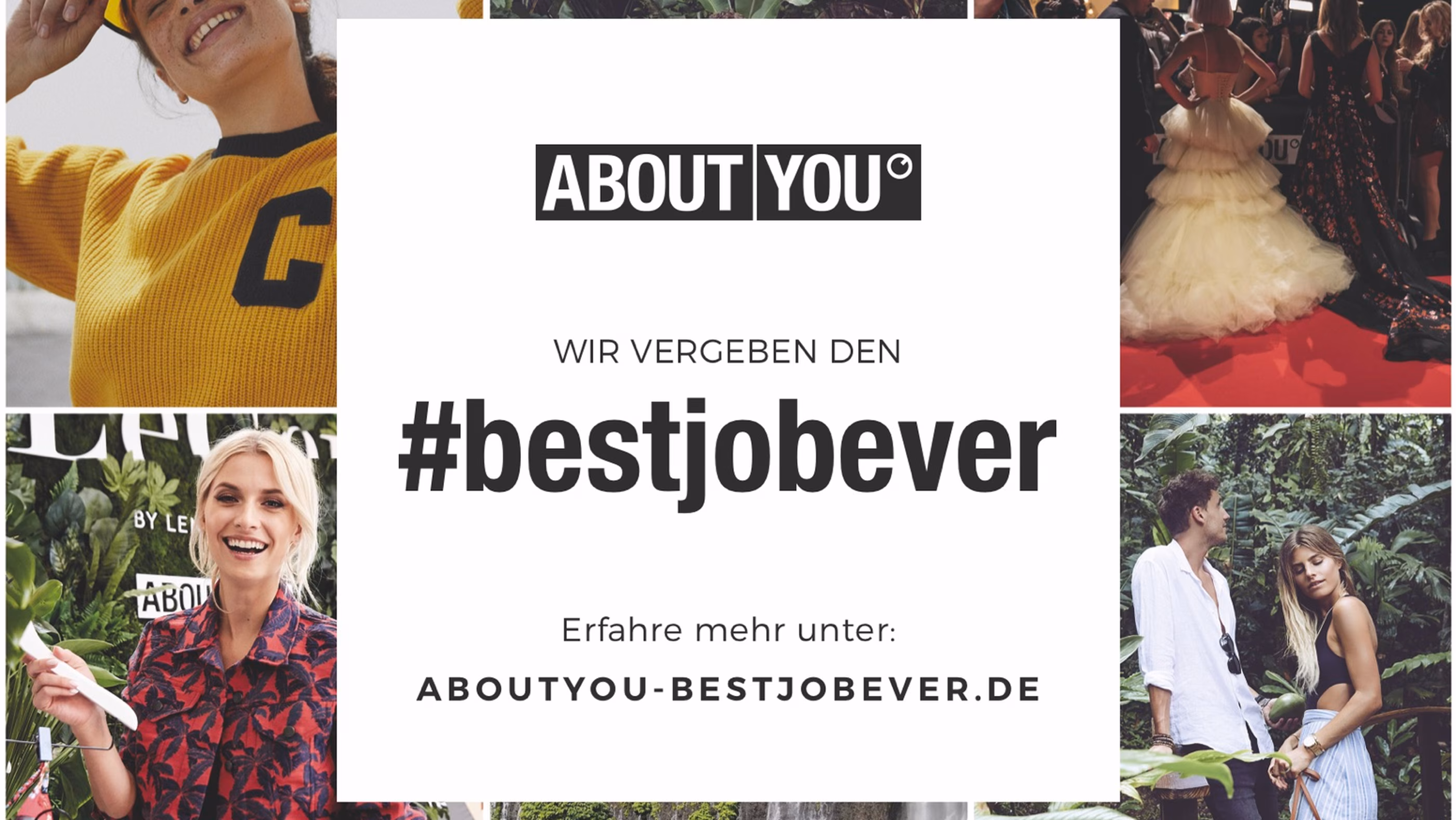 #bestjobever DREAM JOB UP FOR GRABS: ABOUT YOU IS LOOKING FOR THEIR NEW FACE OF INSTAGRAM