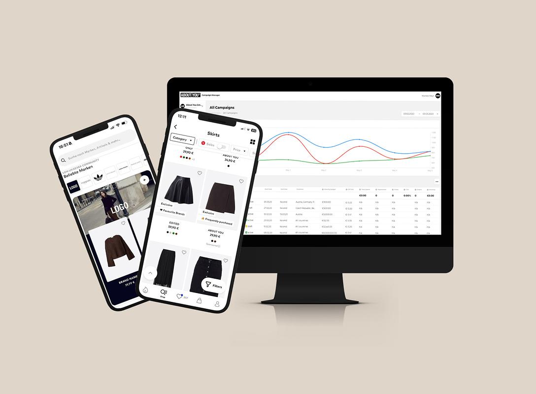 ABOUT YOU Retail Media – Sponsored Ad Tool Portfolio