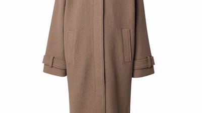 Marie von Behrens Autumn/Winter 23 pack shots - Marie-von-Behrens-co-created-by-ABOUT-YOU_AW23_pack-shots_Lilli-coat_melange-brown_22900