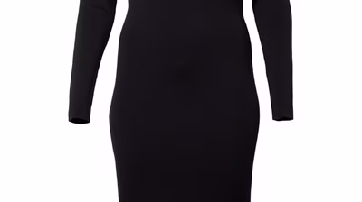 Guido Maria Kretschmer Women & Curvy Autumn/Winter 2023 pack shots - Guido-Maria-Kretschmer-Women-Curvy_AW23_Merle-dress_black_6990_12743812