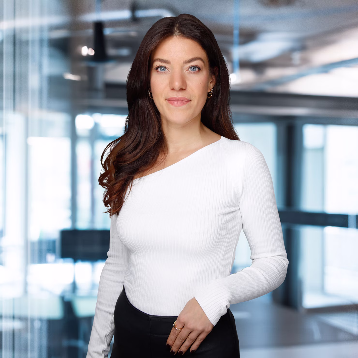 Laila Helmy, portrait at ABOUT YOU Holding SE Hamburg