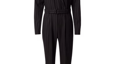 Guido Maria Kretschmer Women & Curvy Autumn/Winter 2023 pack shots - Guido-Maria-Kretschmer-Women-Curvy_AW23_Tabitha-overall_pinstripe-black_6990_1273554