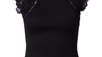 Guido Maria Kretschmer Women & Curvy Autumn/Winter 2023 pack shots - Guido-Maria-Kretschmer-Women-Curvy_AW23_Dita-top_black_3490_12443343
