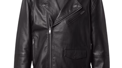 TRAPP Spring/Summer 24 pack shots - Kevin-Trapp-co-created-by-ABOUT-YOU_Pack-Shots_Richard-leather-jacket_black_29900