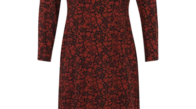Guido Maria Kretschmer Women & Curvy Autumn/Winter 2023 pack shots - Guido-Maria-Kretschmer-Women-Curvy_AW23_Martje-dress_red-print_5990_12713531