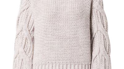 Guido Maria Kretschmer Women & Curvy Autumn/Winter 2023 pack shots - Guido-Maria-Kretschmer-Women-Curvy_AW23_Mathe-jumper_beige_6990_7056424